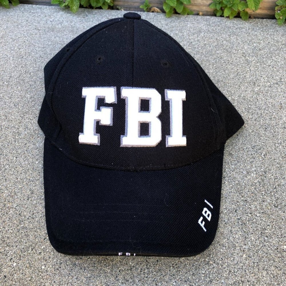 LAW & ORDER BY DCI FBI Baseball Hat Men's Embroidered Cap Black Adjustable​​​​​